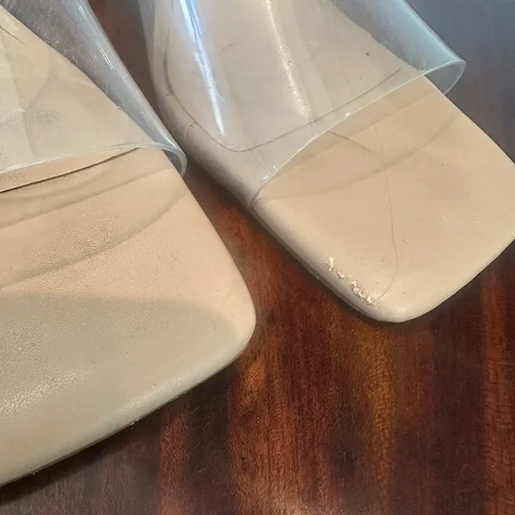 INC International Concepts Women's Heels with Clear Straps - Picture 3 of 6